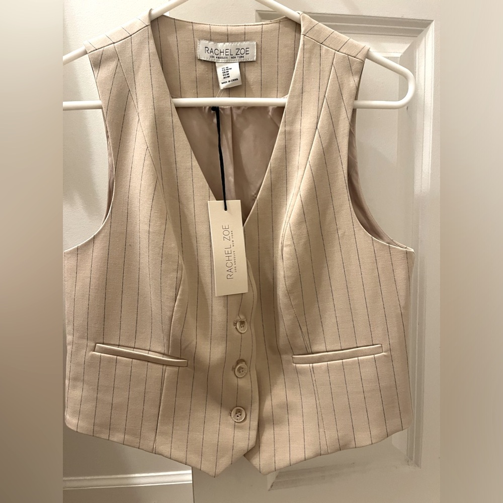 Rachel Zoe cropped vest